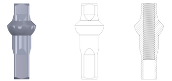 Sapim Polyax Brass Nipple