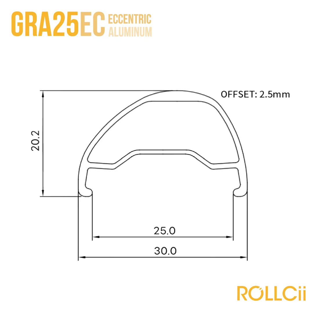 ROLLCii GRA25EC Alloy Rim