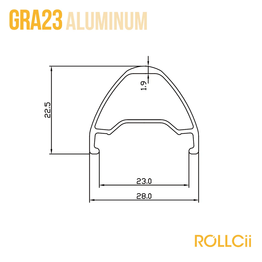 ROLLCii GRA23 Alloy Rim